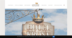 Desktop Screenshot of krone-zusmarshausen.de
